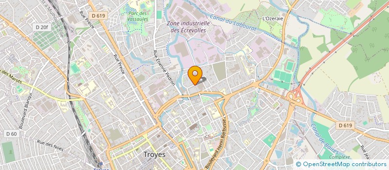 localisation de l'entreprise SCI CBR  TROYES