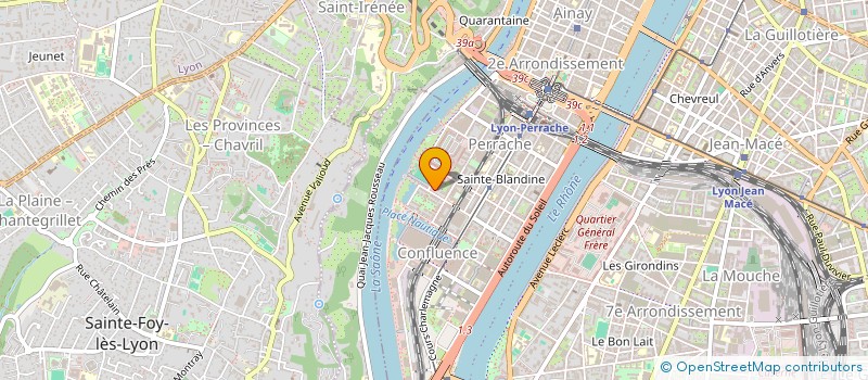 localisation de l'entreprise SCI CBRABANT  LYON