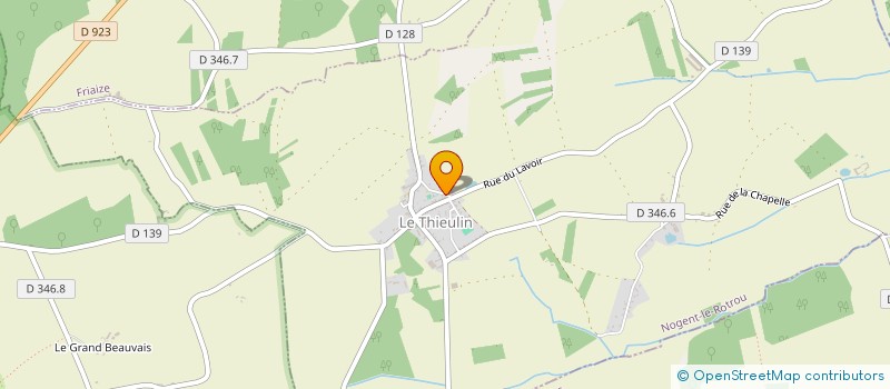 localisation de l'entreprise SCI CBRF à LE THIEULIN