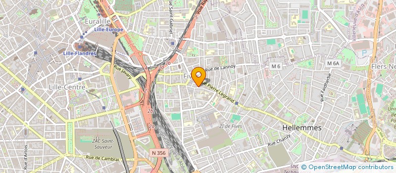 localisation de l'entreprise SCI CBRP à LILLE