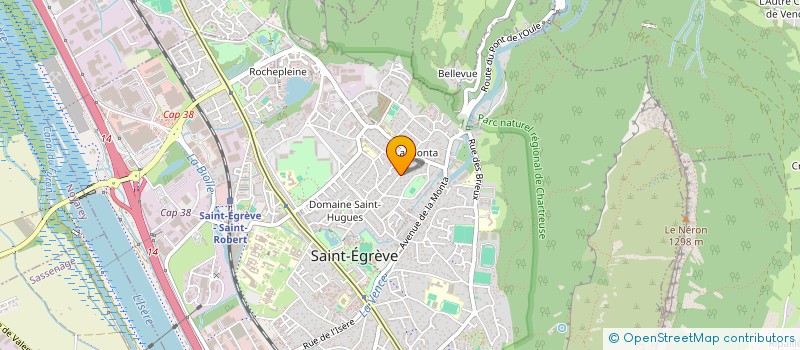 localisation de l'entreprise SCI CBS  SAINT-EGREVE