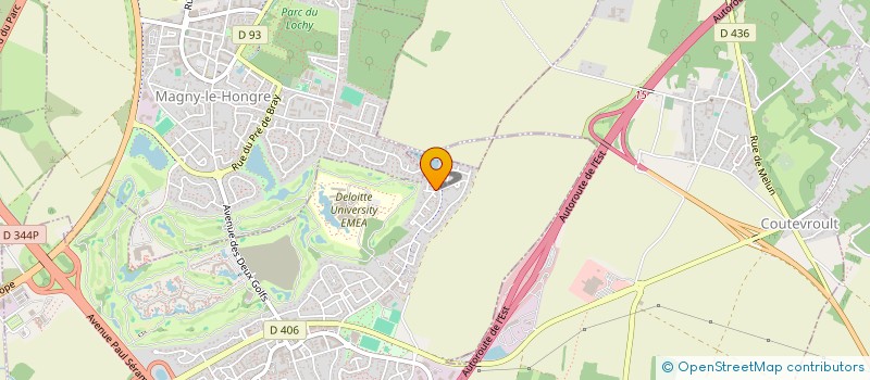 localisation de l'entreprise SCI CBT DU SEMPIN  BAILLY-ROMAINVILLIERS