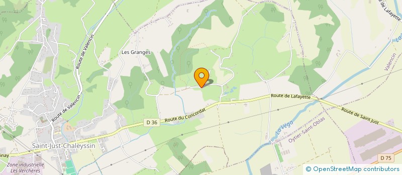 localisation de l'entreprise SCI CBTI  SAINT-JUST-CHALEYSSIN