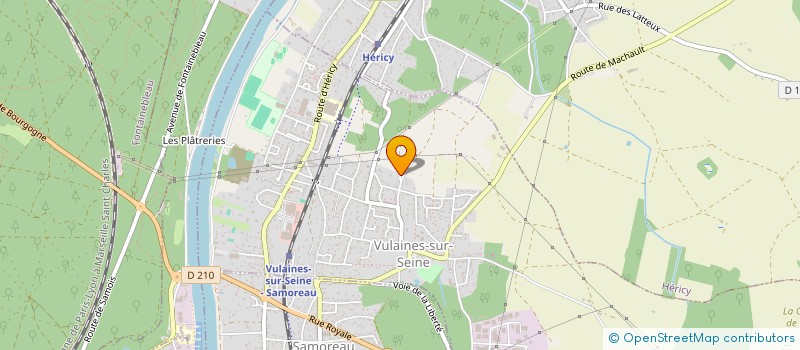 localisation de l'entreprise SCI CBTK  VULAINES-SUR-SEINE