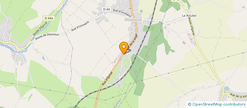 localisation de l'entreprise SCI CBTN88  DOUNOUX