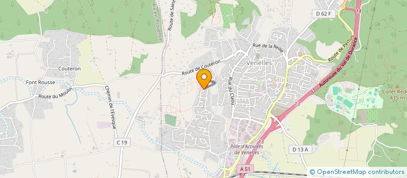 localisation de l'entreprise SCI CBVHM  VENELLES