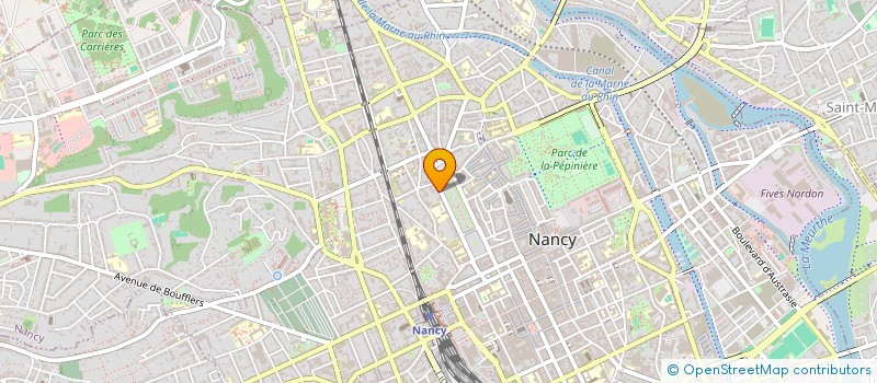 localisation de l'entreprise SCI CC 2004  NANCY