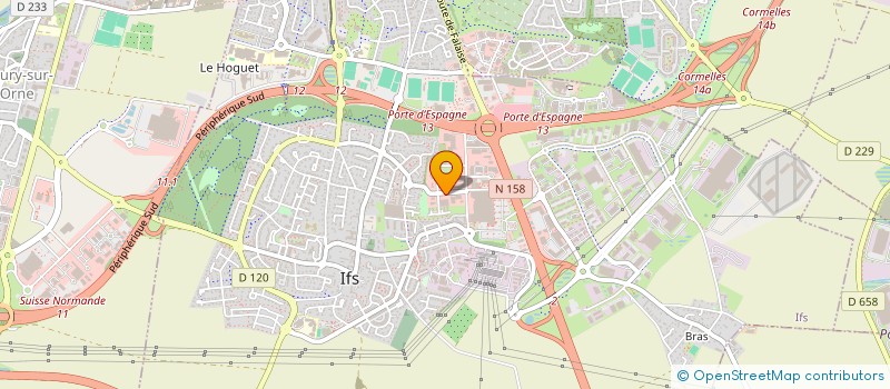 localisation de l'entreprise SCI CC  IFS