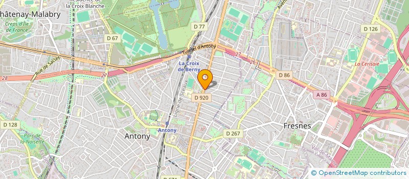 localisation de l'entreprise SCI CC 90 A à ANTONY