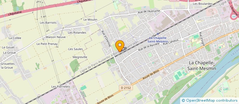 localisation de l'entreprise SCI CC HOLDING à CLERY-SAINT-ANDRE