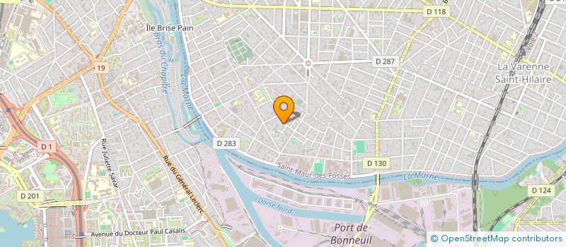 localisation de l'entreprise SCI CC2 à SAINT-MAUR-DES-FOSSES