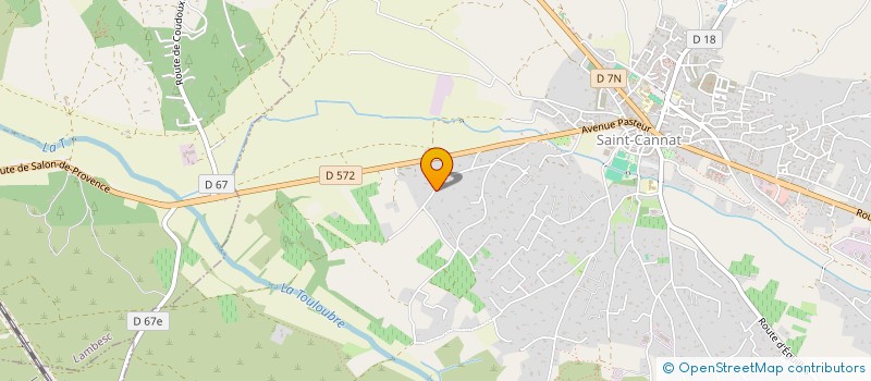 localisation de l'entreprise SCI CCA  SAINT-CANNAT