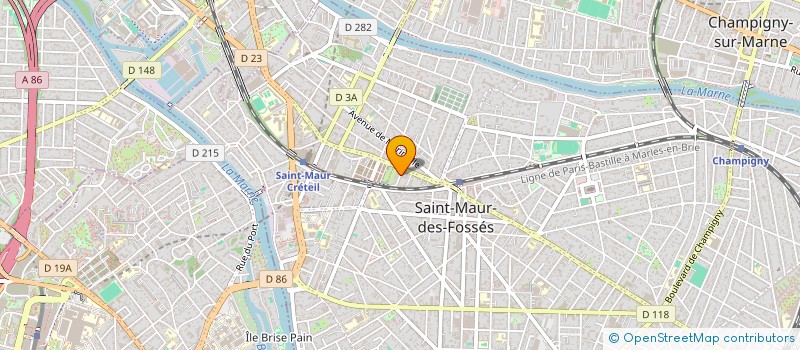 localisation de l'entreprise SCI CCAF à SAINT-MAUR-DES-FOSSES