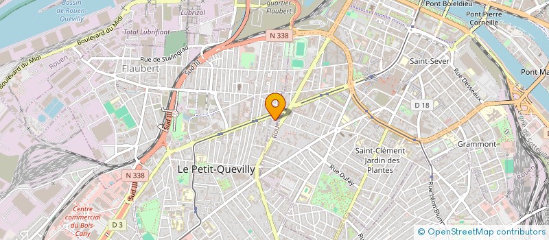 localisation de l'entreprise SCI CCAF à ROUEN