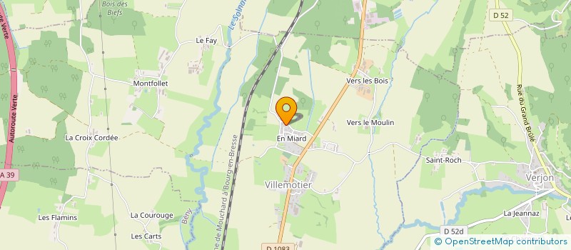 localisation de l'entreprise SCI CCB  VILLEMOTIER