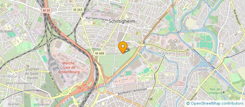 localisation de l'entreprise SCI CCB  STRASBOURG