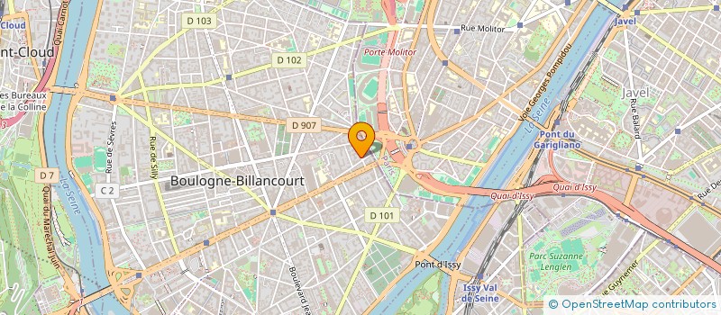 localisation de l'entreprise SCI CCC à BOULOGNE-BILLANCOURT