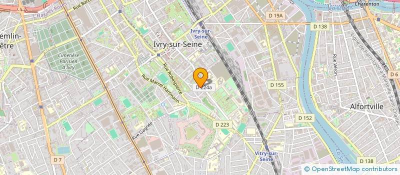 localisation de l'entreprise SCI CCCP à IVRY-SUR-SEINE