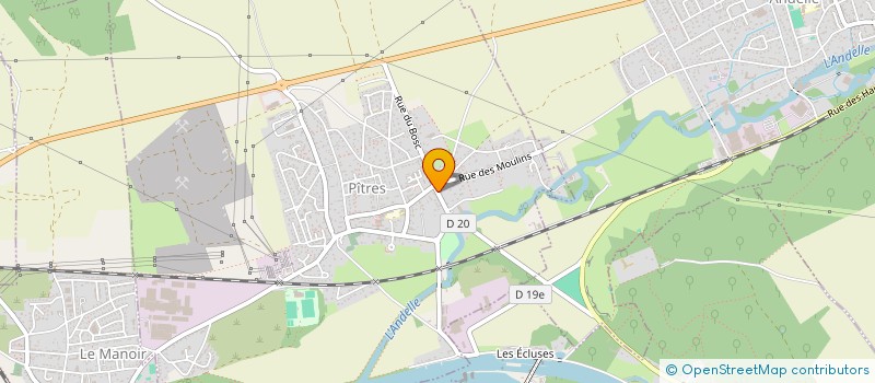 localisation de l'entreprise SCI CCD  PETIT-CAUX