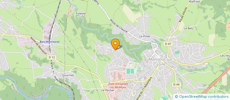 localisation de l'entreprise SCI CCD  MONISTROL-SUR-LOIRE