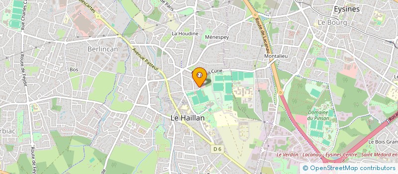 localisation de l'entreprise SCI CCD  LE HAILLAN