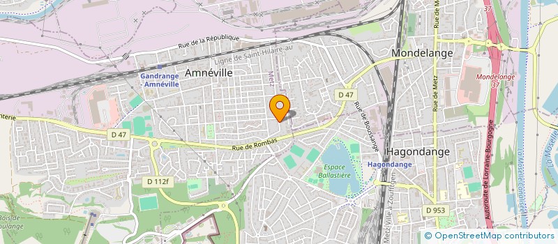 localisation de l'entreprise SCI CCDP  AMNEVILLE