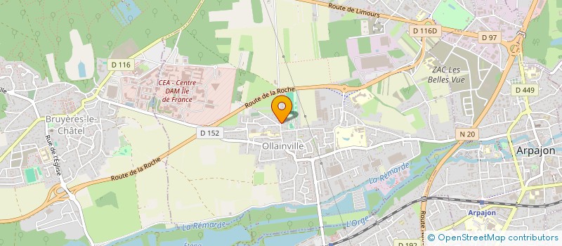 localisation de l'entreprise SCI CCDW  OLLAINVILLE