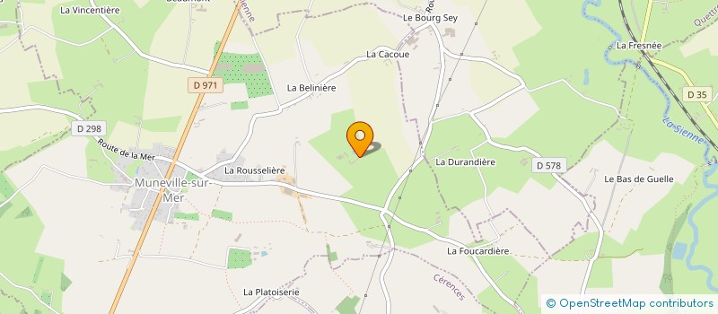 localisation de l'entreprise SCI CCE-LBS  MUNEVILLE-SUR-MER