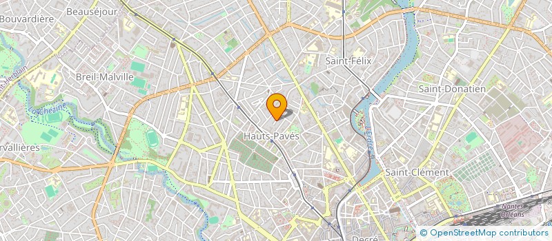 localisation de l'entreprise SCI CCF à NANTES