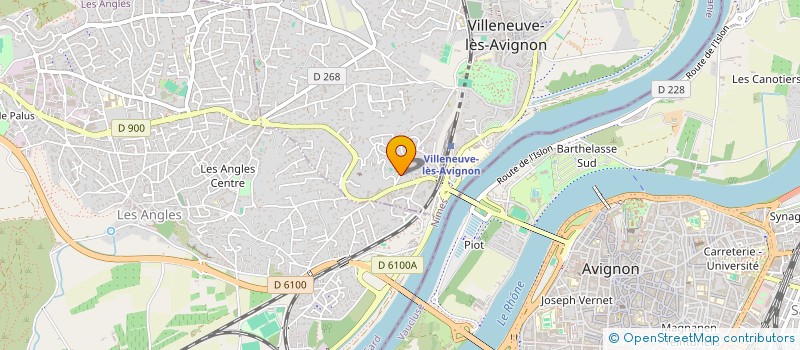 localisation de l'entreprise SCI CCF 50  VILLENEUVE-LES-AVIGNON