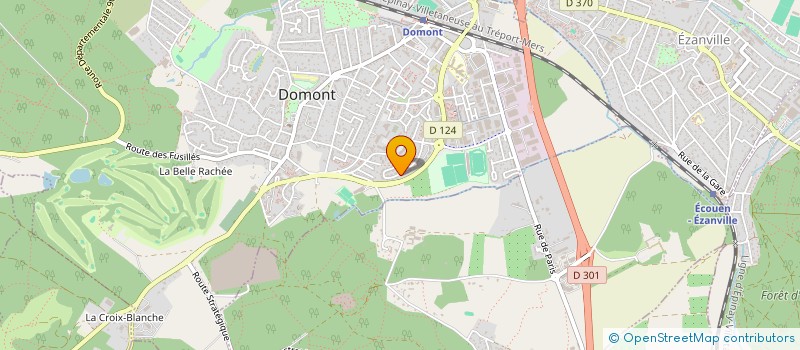 localisation de l'entreprise SCI CCF  DOMONT