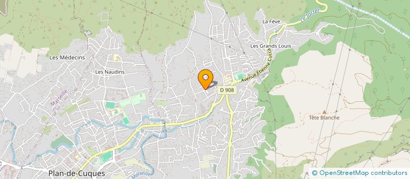 localisation de l'entreprise SCI CCF  ALLAUCH