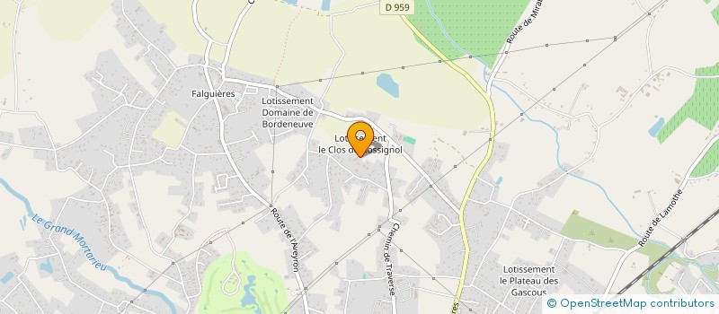 localisation de l'entreprise SCI CCF TABARLY  MONTAUBAN