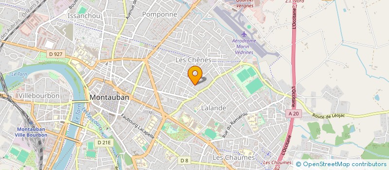 localisation de l'entreprise SCI CCF82  MONTAUBAN