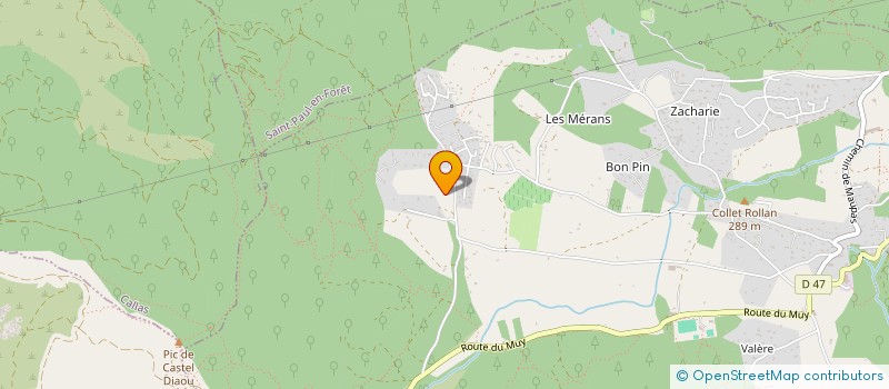 localisation de l'entreprise SCI CCFP  BAGNOLS-EN-FORET