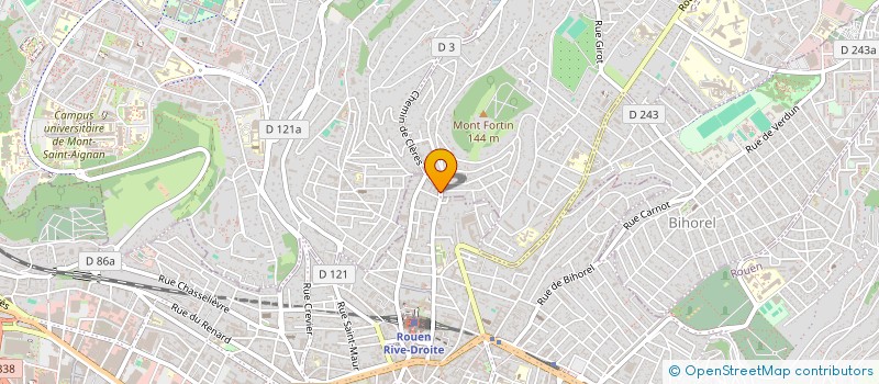 localisation de l'entreprise SCI CCFP à ROUEN