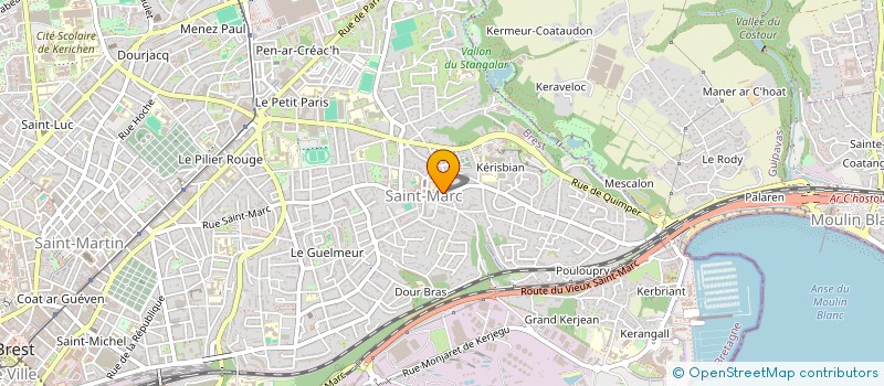 localisation de l'entreprise SCI CCG  BREST