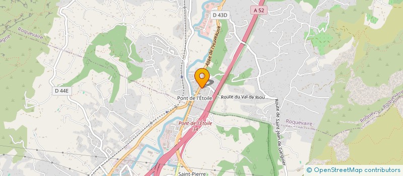 localisation de l'entreprise SCI CCG  ROQUEVAIRE