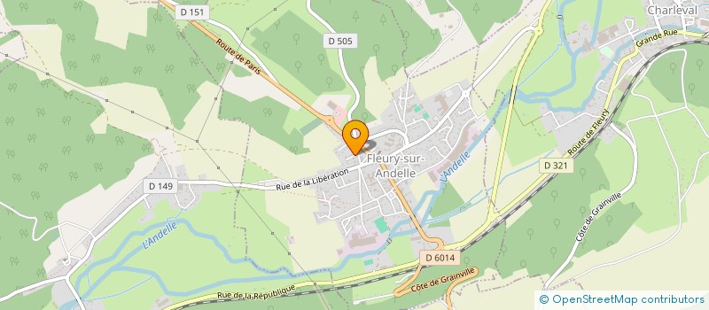 localisation de l'entreprise SCI CCGF  FLEURY-SUR-ANDELLE