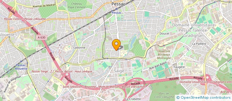 localisation de l'entreprise SCI CCH  PESSAC