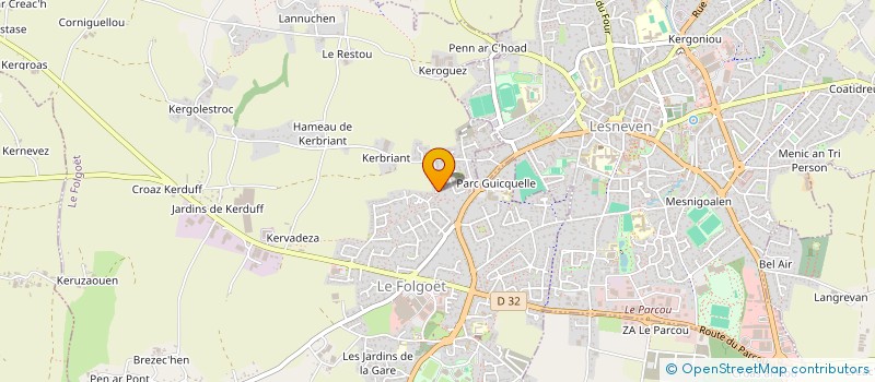 localisation de l'entreprise SCI CCHEZNOUS  LE FOLGOET