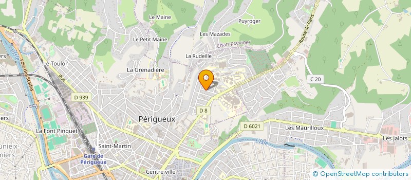 localisation de l'entreprise SCI CCI à PERIGUEUX