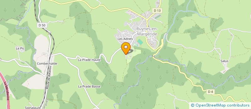 localisation de l'entreprise SCI CCIL à RUYNES-EN-MARGERIDE