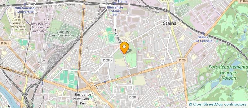 localisation de l'entreprise SCI CCJ à STAINS