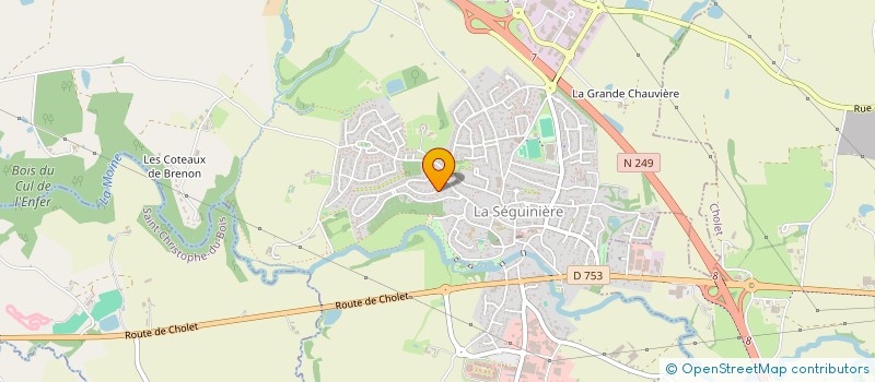 localisation de l'entreprise SCI CCJ INVEST  LA TESSOUALLE