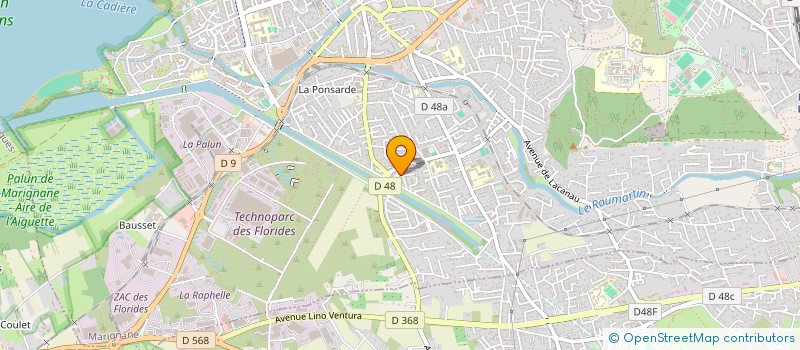 localisation de l'entreprise SCI CCJ MARINE  MARIGNANE