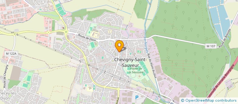 localisation de l'entreprise SCI CCJDD  CHEVIGNY-SAINT-SAUVEUR