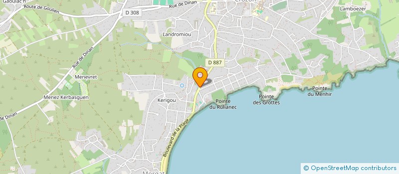 localisation de l'entreprise SCI CCJF  CROZON