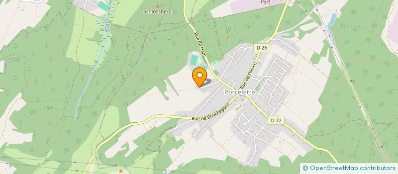 localisation de l'entreprise SCI CCJLL  PORCELETTE