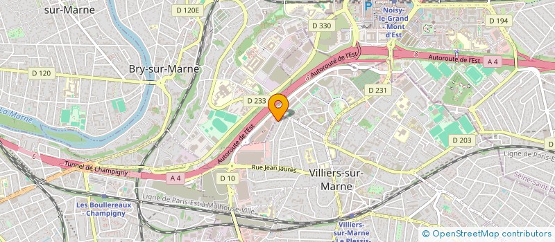 localisation de l'entreprise SCI CCJN  VILLIERS SUR MARNE